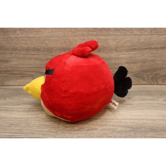 2010 Angry Birds Plush Red Bird Toy Stuffed Animal 8" No Sound - Picture 2 of 14
